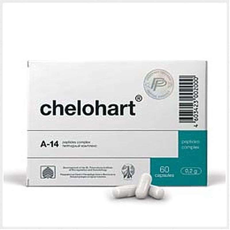 Chelohart intensive 1 month course 180 capsules peptide bioregulators