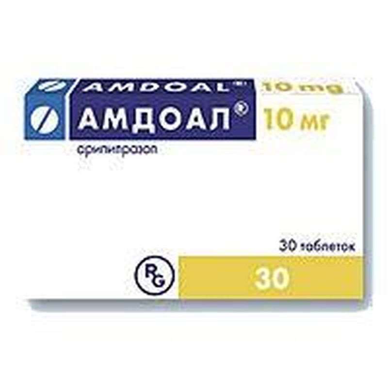 Amdoal 10mg 30 pills buy Aripiprazole neuroleptic online