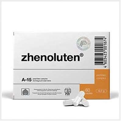 Zhenoluten 60 capsules peptide bioregulator, natural product for the treatment of ovarian dysfunction